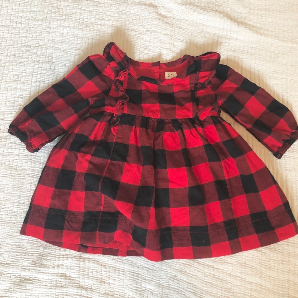 Buffalo plaid dress